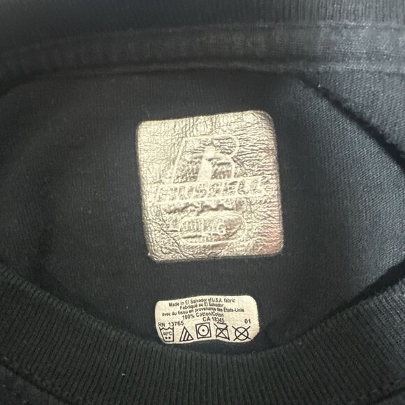 Russell 300 We're There NE Black and Red T-Shirt Size Large - Picture 3 of 7